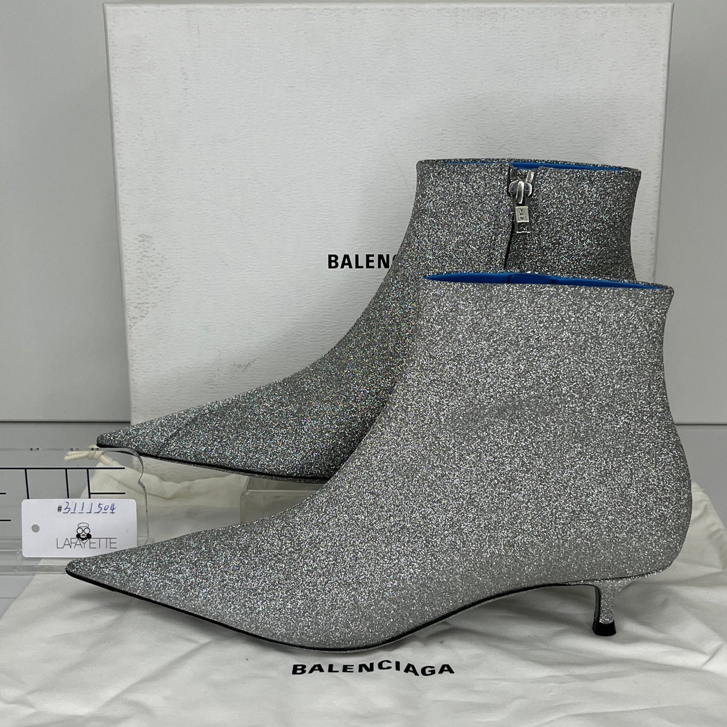 Balenciaga Knife Glitter Boots - Szie 37