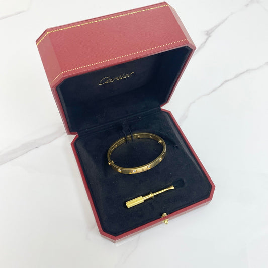 Cartier Love Bracelet, 10 Diamonds