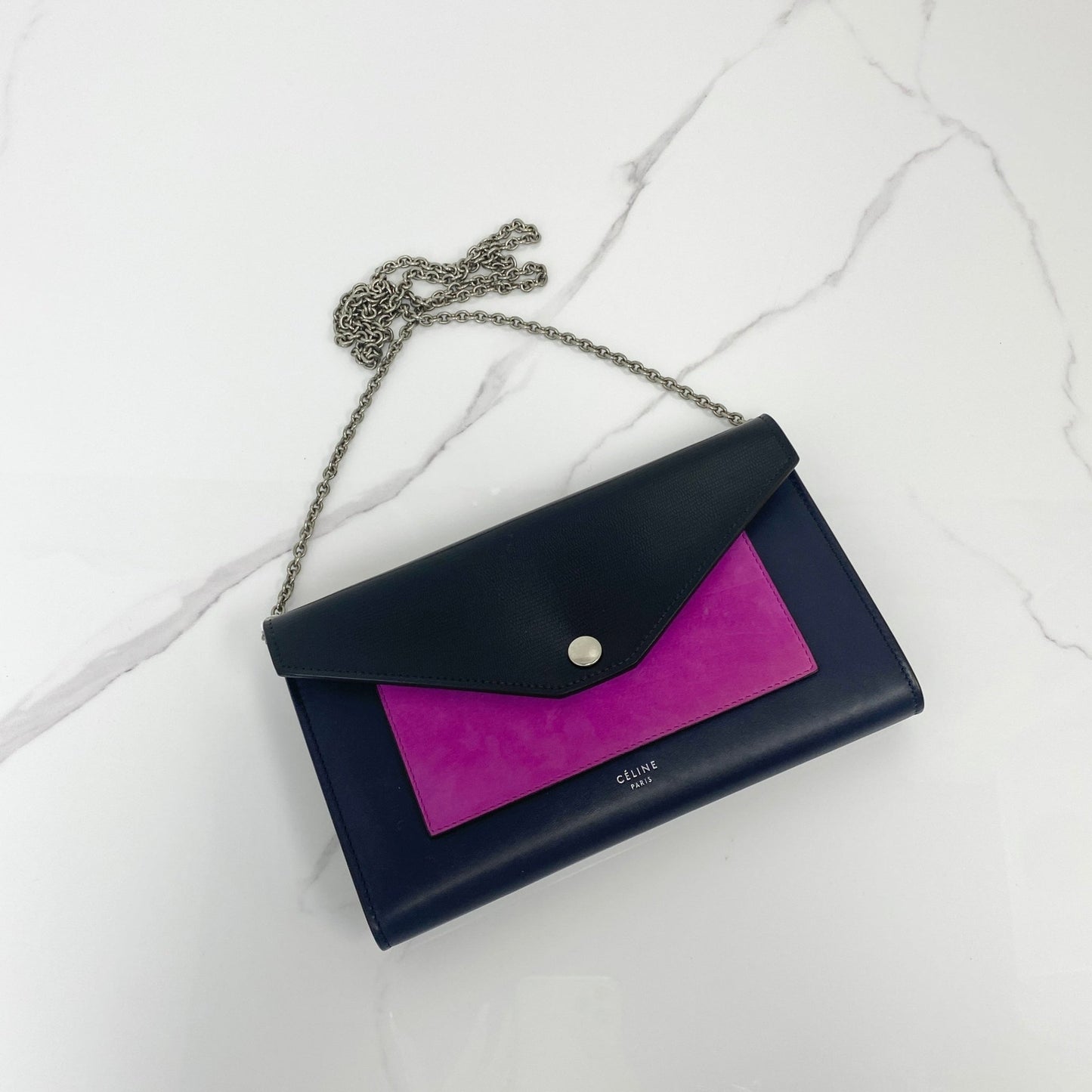 Celine Pocket Envelope Wallet on Chain