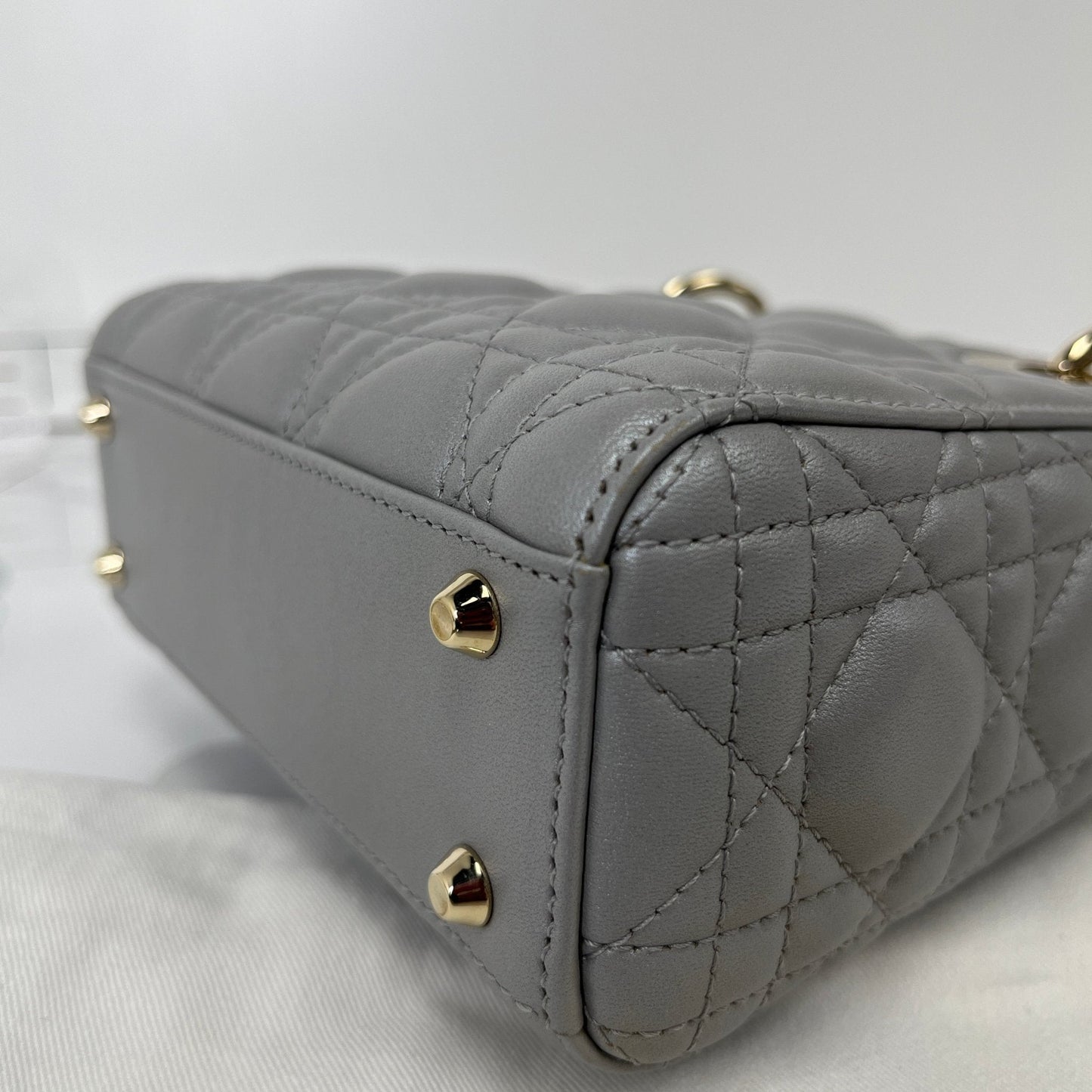 Dior Mini Lady Dior - Grey