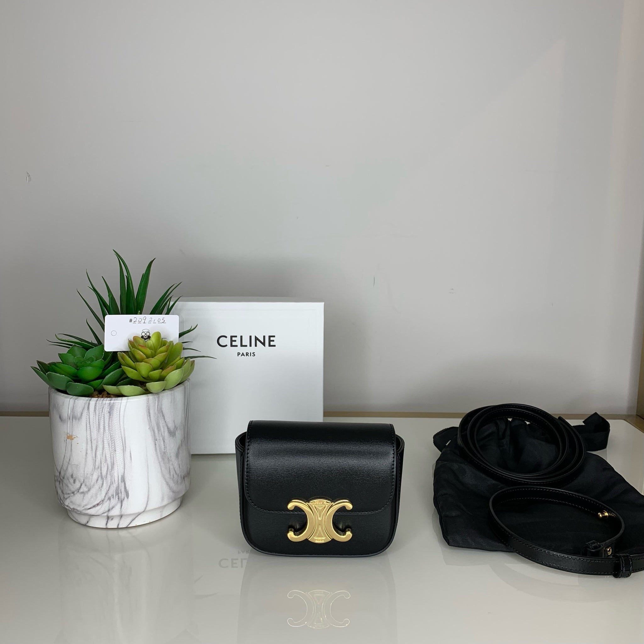 Popular Celine Mini Triomphe Bag - Madam Ford